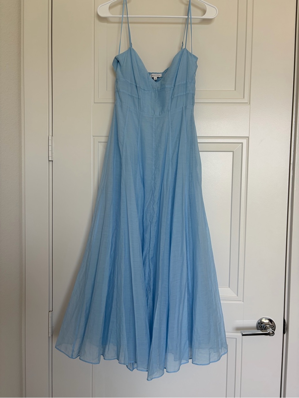 Gianni Bini Light Blue Spaghetti Strap Maxi Dress